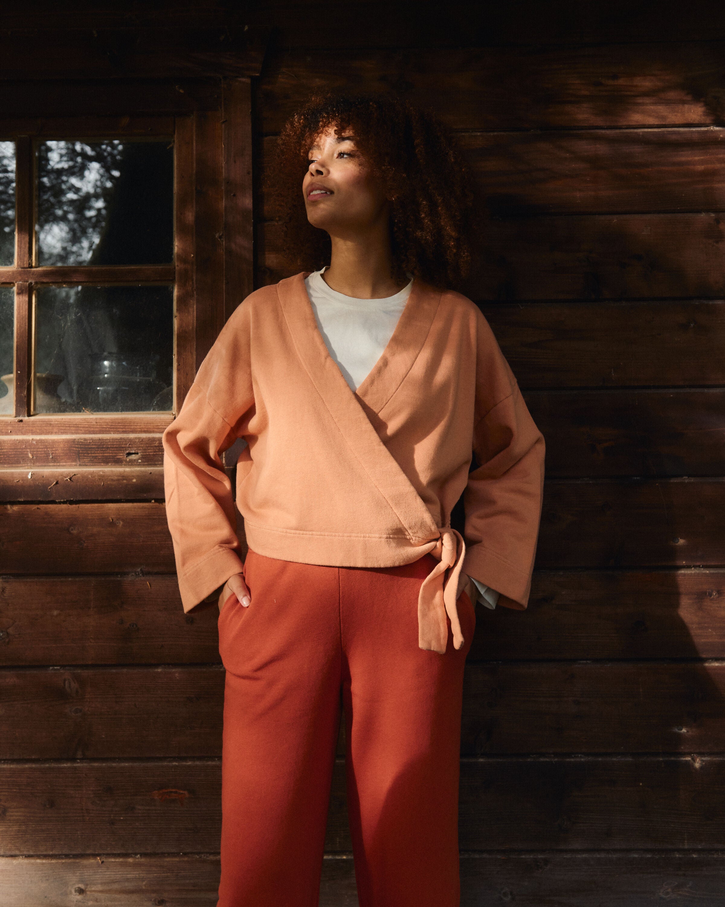 Anna cache coeur | cotton | sea salt