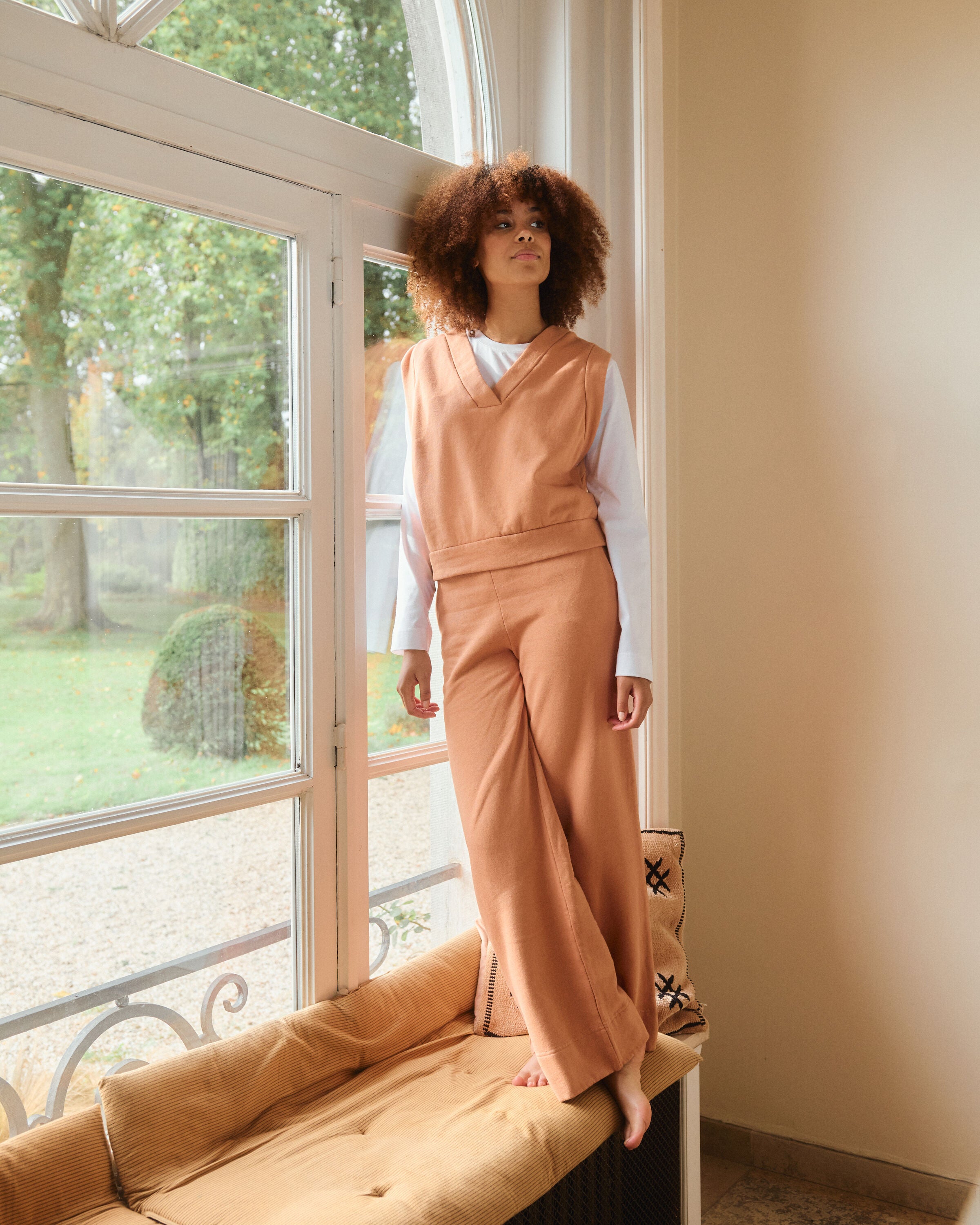 Mila pants | cotton | sea salt