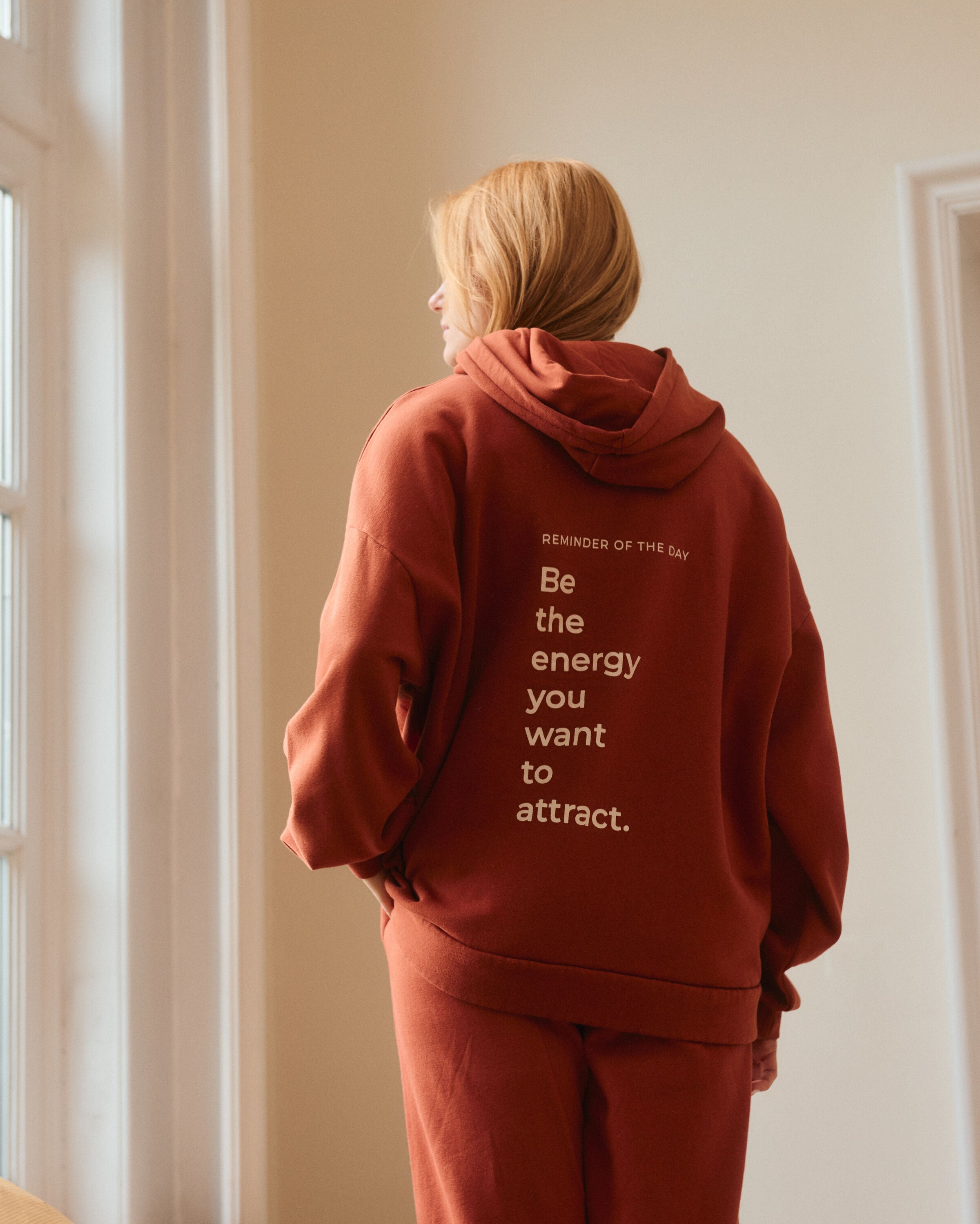 mana loa x reset.fit feelgood hoodie | cotton | henna 02