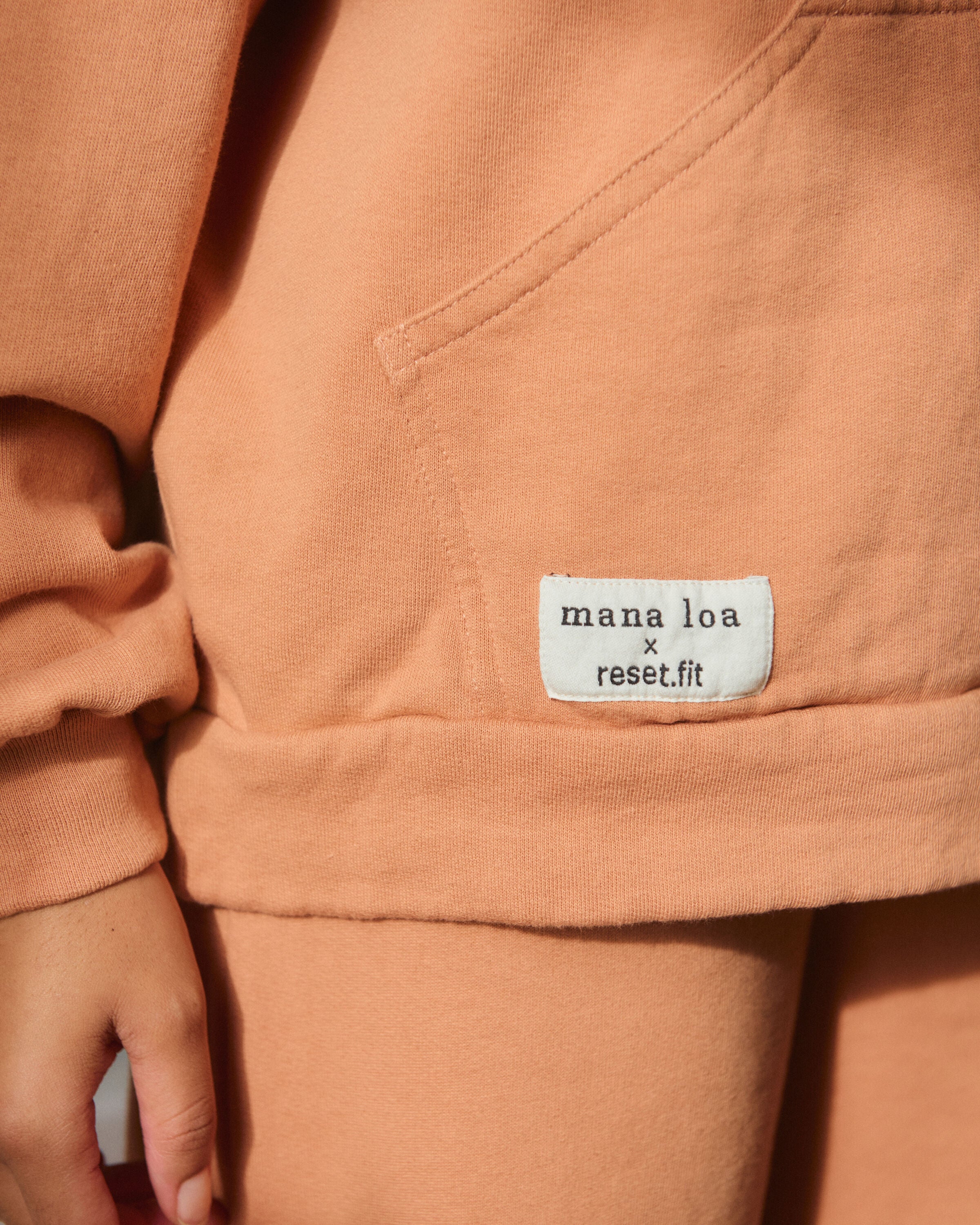 mana loa x reset.fit feelgood hoodie | cotton | sea salt 02