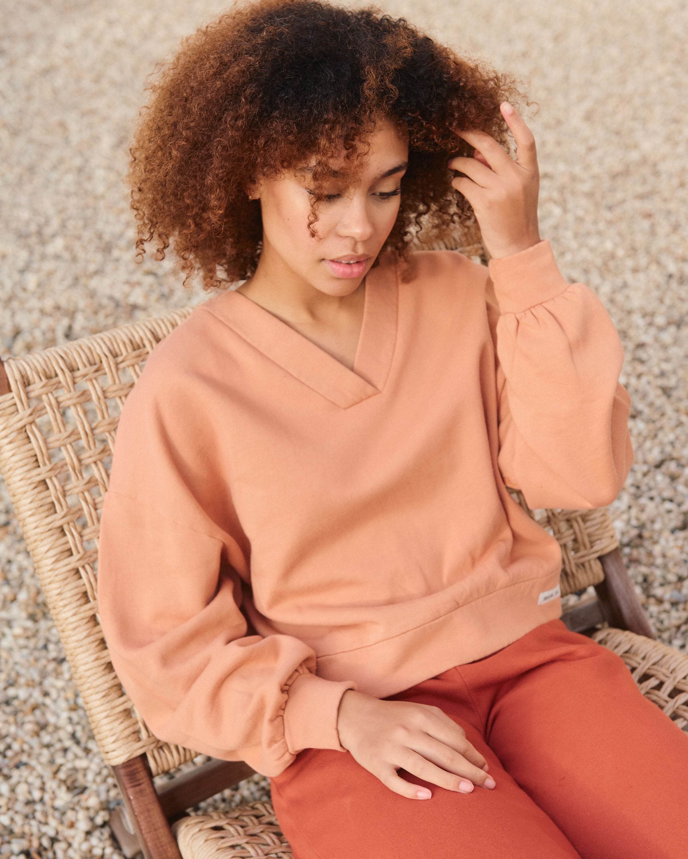 Lana sweater | cotton | sea salt